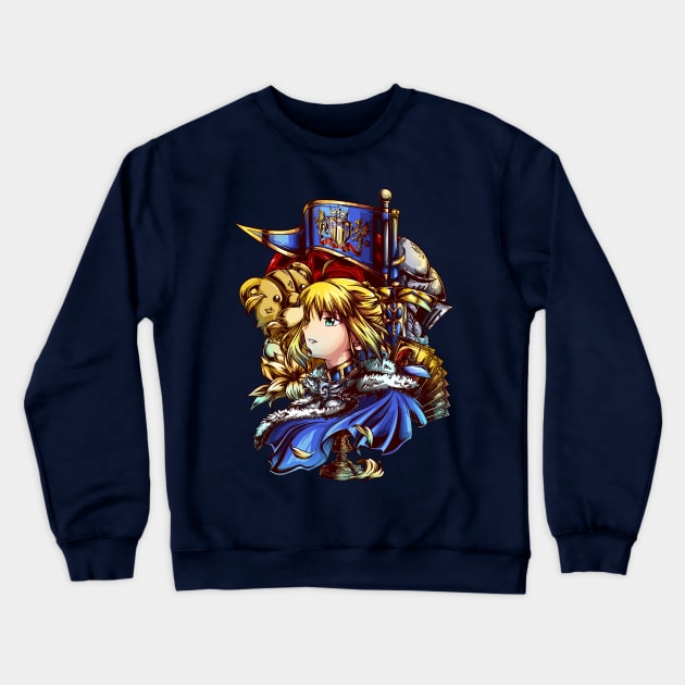 King of The Knights Crewneck Sweatshirt by dewanata_18